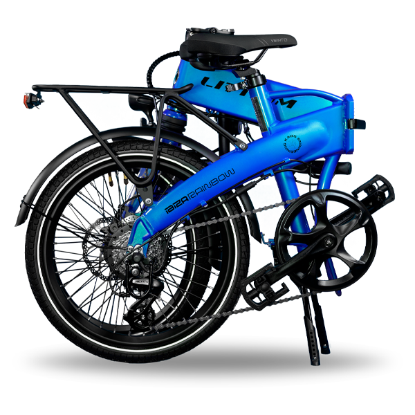 Littium Rainbow Bicicleta Eléctrica Plegable 20" 36V 10.4Ah Azul - Imagen 3